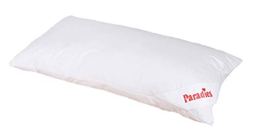 PARADIES Betz Kuschelkissen Softy medium Bio Baumwolle Farbe weiß mit Reißverschluß Verschiedene Größen Größe 40x80 cm