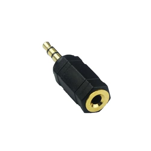 JZK Adaptateur jack 3,5 mm vers 2,5 mm, prise femelle 3,5 mm vers prise mâle 2,5 mm, prise casque standard adaptateur stéréo, convertisseur d'extension