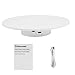 fotoconic 7.87 Inches/20cm Motorized Rotating Display Stand, 360 Electric Rotary Turntable Base Lazy Susan, Load-Bearing 11Lbs, for Photography Crafts Jewelry Toy Collectible Display (ND200C)