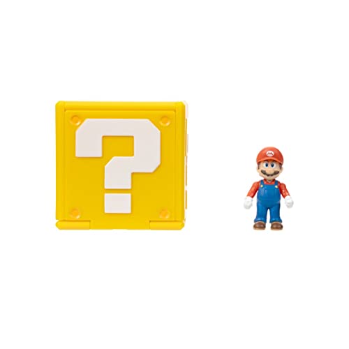 The Super Mario Bros. Movie Toad with Question Block 1.25-Inch Mini-Figure image 3