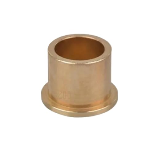 2pcs Mini Self-Lubricating Copper Flanging Bearings - High Load Capacity Oil Bushings for Industrial Applications(10x14x8x22x2mm)