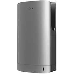 AIKE Vertical Hand Dryer Slim,110-130V for Bathroom,Elegant Silver AK2065 | AIKE Classic Double Sided High Speed Slim Hand Dryer,HEPA Filtered and Durable ABS Polycarbonate Cover for Commercial