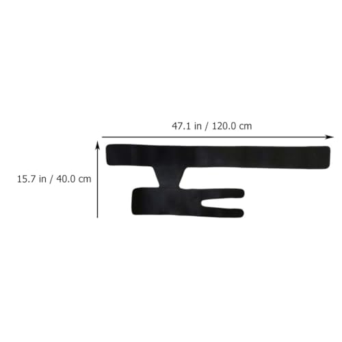 Cinturón de Protección para Ingles Ajustable y Soporte para Cadera Negro miniatura 2