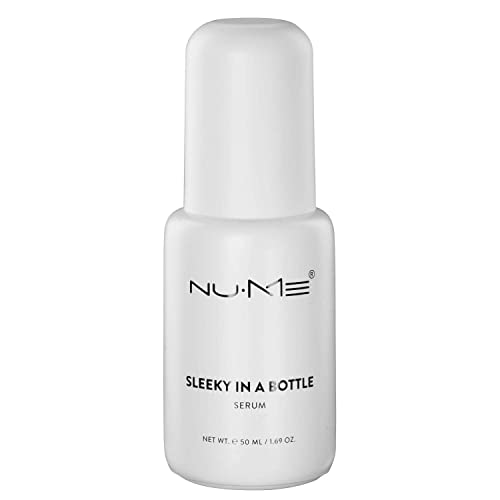 NuMe Sleeky In A Bottle Smoothing Anti-frizz Serum for Damaged Hair and Split Ends - Macadamia and Argan Oil Rich in Vitamin E - Heat Protectant