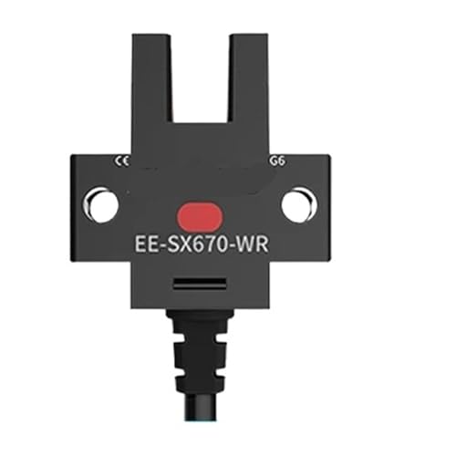 Interruptor de ranura en U EE-SX674-WR sensor óptico NPN fotocelular con cable de 2m