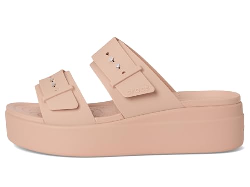 Crocs Women's Brooklyn Buckle Low Wedge Sandal4