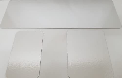 Lachsbretter Aufschnittbrett Gold/Silber Platte VE 100St. Größe 160x200mm