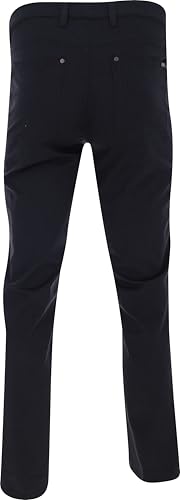 Greg Norman MICROLUX 5 Pocket Heathered Black Heather Pants Men 38W x 30L