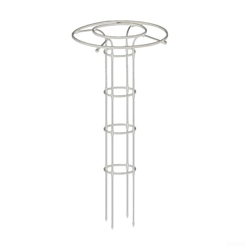 Griglia da giardino in PVC, 210 cm, bianca, per rose e viti (150 cm)
