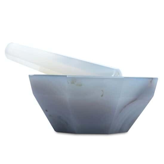 Miniatura 3 de Cole-Parmer Juego de mortero y mortero de ágata de 3", 0.8 fl oz