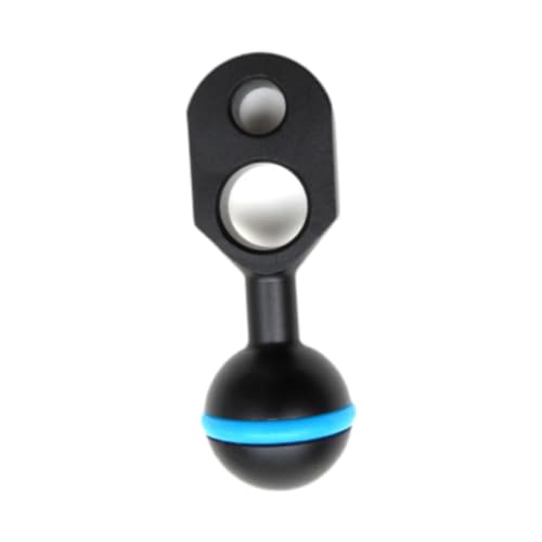 Adaptador de cabeza en Y para fijar dos luces de buceo en un solo brazo articulado
