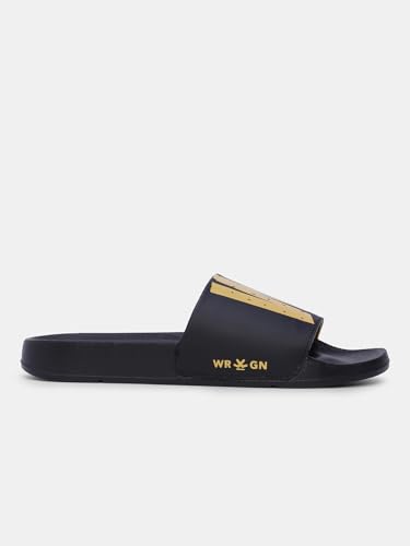 Image of WROGN Men's Anti-slip Sliders | Lightweight EVA Sole | Foam Padded Comfort