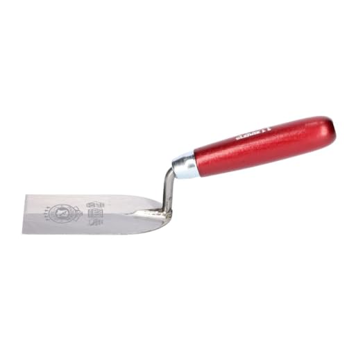 OLEJNIK J L PROFESSIONAL Putzkelle Schweißbare Stuckkellen -Stuckkelle - Stuckateurkelle - Spachtelkelle - kleine Maurerkelle -Edelstahl - Holzgriff - 40MM