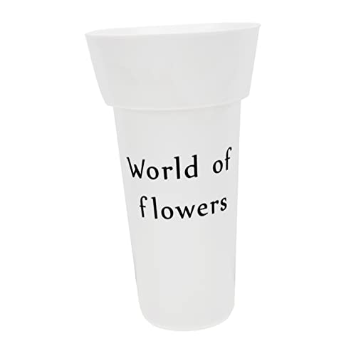 KONTONTY Awakening Flower Bucket Creative Plastic High Capacity for Home Plant Containers