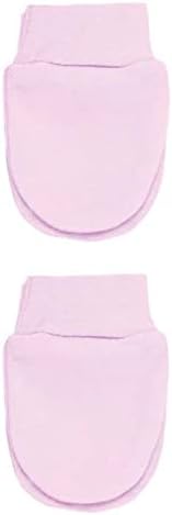 Mini Mart Online Limited Tiny Baby Anti Scratch Mittens, 2 Pairs, Scratch Mitts, Twin Pack 100 Cotton