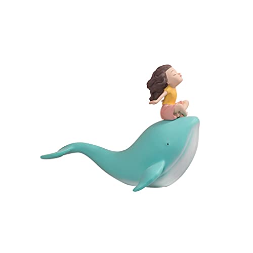 Simulation baleine ornement chambre fille table déco intérieur