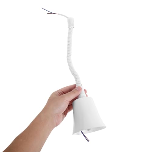 Cable de Suspensión E27 ajustable para solucionar lámparas torcidas o techos altos 2 piezas 5