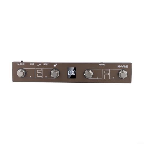 [Miglioramento delle prestazioni musicali] Questo controller a pedale è compatto e leggero, rendendolo uno strumento essenziale per i musicisti che si esibiscono in movimento.