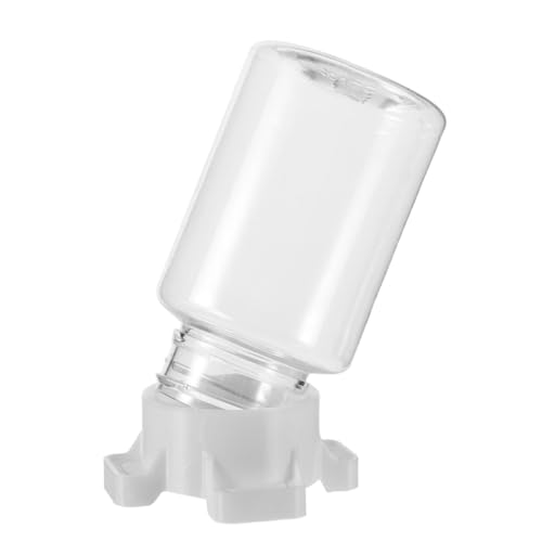 Toddmomy Bebedero para Reptiles Multipuerto Funcional de Plástico Color Claro Pequeño para Terrarios Dispensador de Agua para Grillos, Arañas, Hormigas y Ciempiés Mascotas Pequeñas