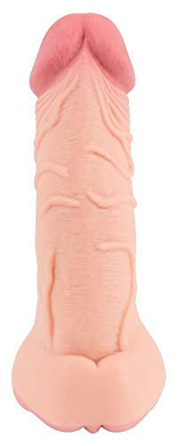 Nature Skin 2in1 Extension + Mastubator - gefühlsechter Penis-Stimulator für Männer, zur Penisverlängerung, realistisch, hautfarben hell – Bild 5
