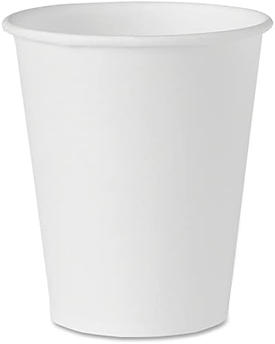 SOLO 404-2050 4 oz White Treated Paper Cup (Case of 5000) (4042050CT)