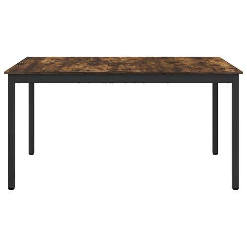 Table à manger rectangulaire résolvant le manque de place avec étagère basse - 6