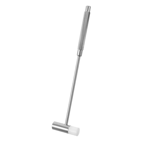 IWOWHERO Clock Repair Hammer Watch Tools Gavel Household Tools Tack Hammer Multi-function Hammer Mallet Hammer for Clock Hammer for Watch Clock Mallet Hammer Stainless Steel Silver