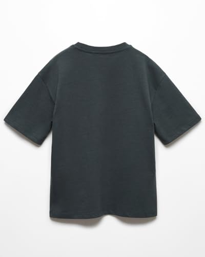 Image of Alan Jones Clothing Boys Oversized Cotton Printed T-Shirt | Round Neck, Short Sleeves, Casual Wear