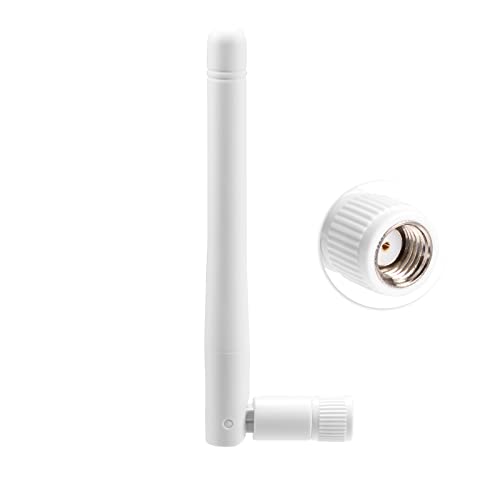 Image of Bingfu External WiFi Antenna RP-SMA 2.4GHz 5GHz 5.8GHz 3dBi Dual Band Wireless Antennas Replacement for WiFi Router Security IP Camera Access Point USB WiFi Adapter