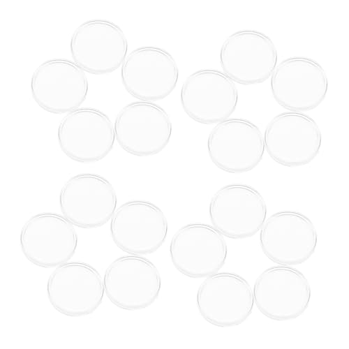 Boîte de rangement transparente ronde STOBAZA contre la poussière pour capsule de protection