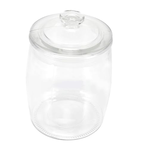 IMIKEYA Vaso di vetro ermetico per fermentazione e conservazione degli alimenti di grande capacità, multiuso per sottaceti e biscotti, barattolo riutilizzabile facile da pulire con coperchio sicuro