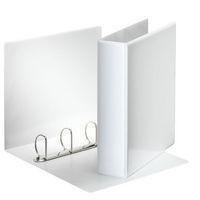 Esselte Ringbuch Präsentation, 10er Pack, mit Taschen, A4, PP, 4 Ringe, 50 mm, Weiß, 49705