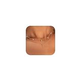 rotnso cross necklace for women 14k gold plated dainty small diamond cross pendant layered choker simple trendy cute cross charm bead chain necklace faith jewelry religious gift