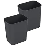 ELAYARD 2 Cubos De Basura De Plástico Rectangulares 8l Apertura Diseño...