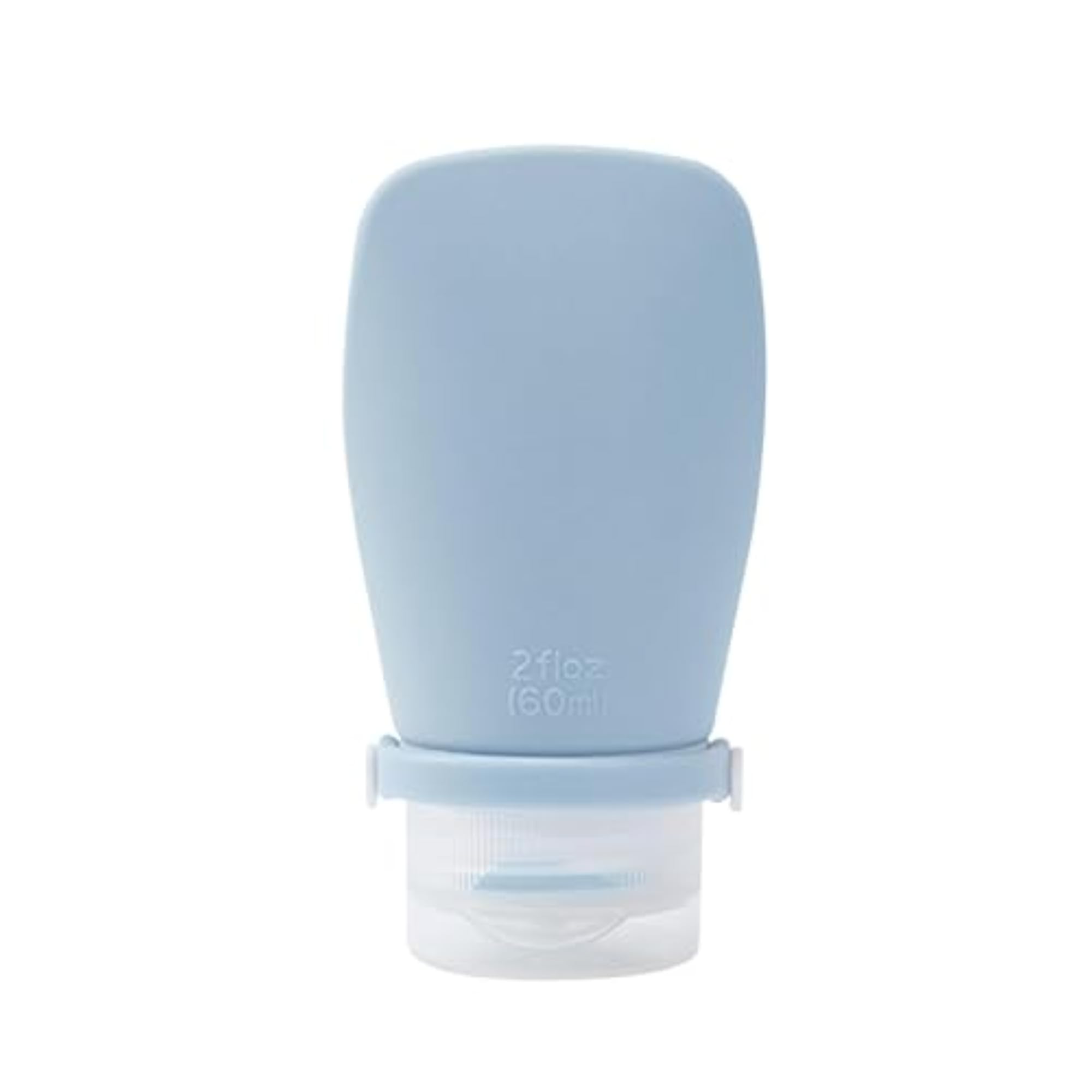 60ml Squeezable Travel Dispenser Bottle, Gray Blue