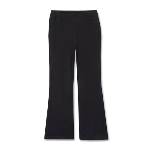 Lands' End Girls Tough Cotton Flare Leggings