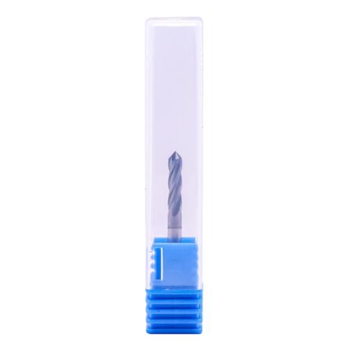 Image of 4 Flute 90 Solid Carbide Drill Mill Set(5Pcs, 1 /8 inch), AlTiN Coated | 90 Included Angle, 1 /8 inch Cutting Dia, 1 /8 inch Shank, 1 /2 inch LOC, 1-1 /2 inch OAL for Milling Alloy Steel, Carbon Steel, Iron, Copper