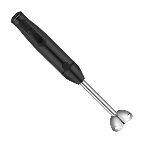 Batidora De Inmersión,400 Vatios Eléctrico Sumergible Batidora - Batidora de Mano para Bebidas | Adecuado Para Hacer Purés, Sopas, Comida De Cocina, Café, Bebidas De Leche, Hornear Y Cocinar En La