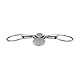 Equine Smile ES0075 Gebiss Zungenstreckertrense Zungenstreckergebiss Wassertrense mit Zungenlöffel aus Edelstahl Gebissstärke 19 mm (13.5 cm)