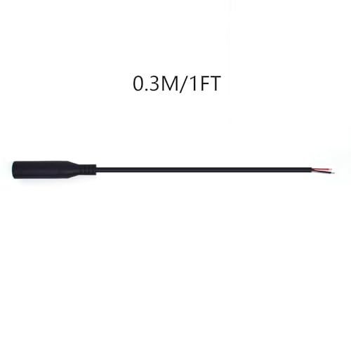 Cable de audio Jack 3.5mm hembra a cable abierto 0.3m miniatura 6