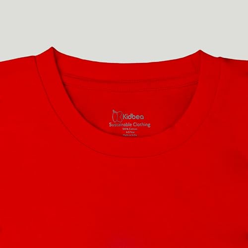 Image of Kidbea 100% Organic Soft Cotton Half Sleeve T-Shirt Multicolor Printed for Baby Boys