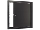 FEINZ Revisionsklappe Metall 30x30 Schnappverschluss Wartungsklappe - Zugangsklappe - Inspektionsklappe - Revisionstür - Revisionsöffnung - Abdeckung - Sanitärklappe - Techniköffnung Schutz