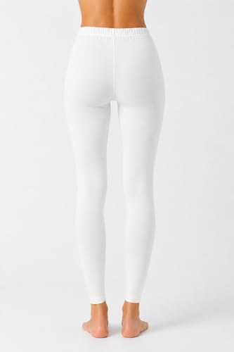 Image of Women's Cotton Lycra Ankle Length Leggings | Soft & Stretchable Everyday Wear