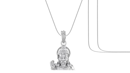 Pendentif Hanuman en argent pur, cadeau idéal de protection