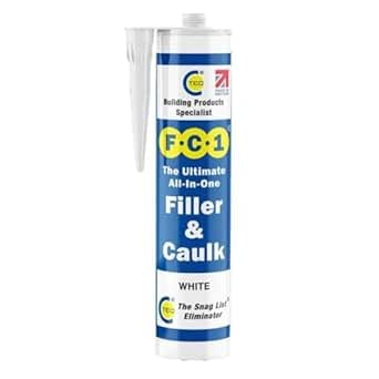 LTL F-C-1 Ultimate All-In-One White Filler and Caulk, Professional Grade Sealant