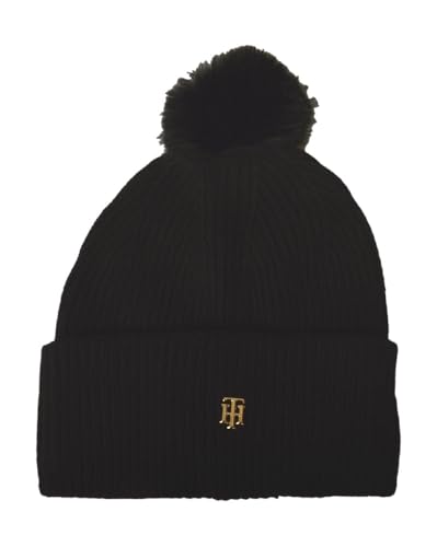 Chapeau Tommy Hilfiger femme hiver bonnet chaud à pompon tricot
