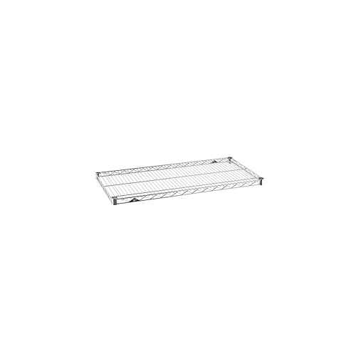 Metro 1836NC Super Erecta Nickel Chrome Plated Steel Industrial Wire Shelf, 800 lb. Capacity, 1