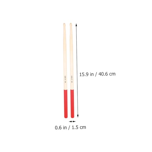 Baquetas de arce antideslizantes para batería y percusión miniatura 2