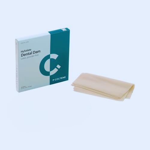 Coltene Whaledent 60034428 HySolate Latex Dental Dam Light Medium 152 X 152 36/Pk H00534