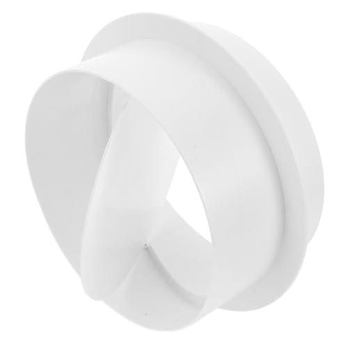 Housoutil Fuel Check Valve One Way Inline Non Return Check Valve No Spring Reliable For Plumbing Systems Fuel Flow Control Use White